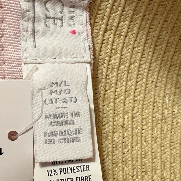 The Children's Place Toddler Girl Cat Straw Sun Hat - Size M/L (3-5T) NWT - Picture 5 of 9